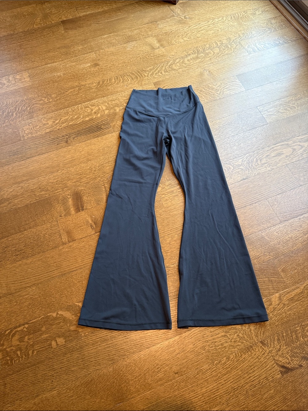 aerie Grey High-Waist Flare Leggings- Short inseam